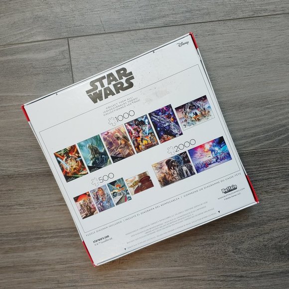 New Sealed Star Wars Mandalorian & Baby Yoda 500 Piece Puzzle by Buffalo Games - Picture 4 of 6